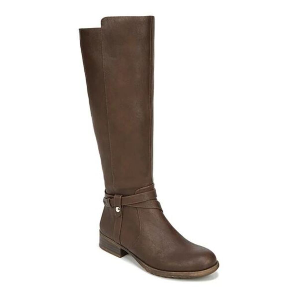 LifeStride Women's Xtrovert Wide Calf Riding Boots Brown Size 5M‎ WC